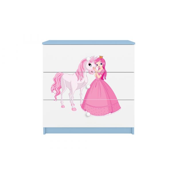 Kocot Kids Cómoda BabyDreams Princess and Horse Blue