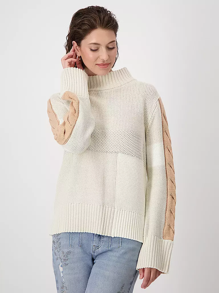 MONARI Rollkragenpullover beige