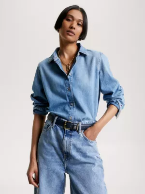 Camisa jeans de corte regular