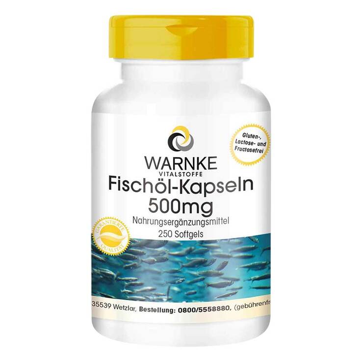 Fischöl Kapseln 500 mg, 250 St