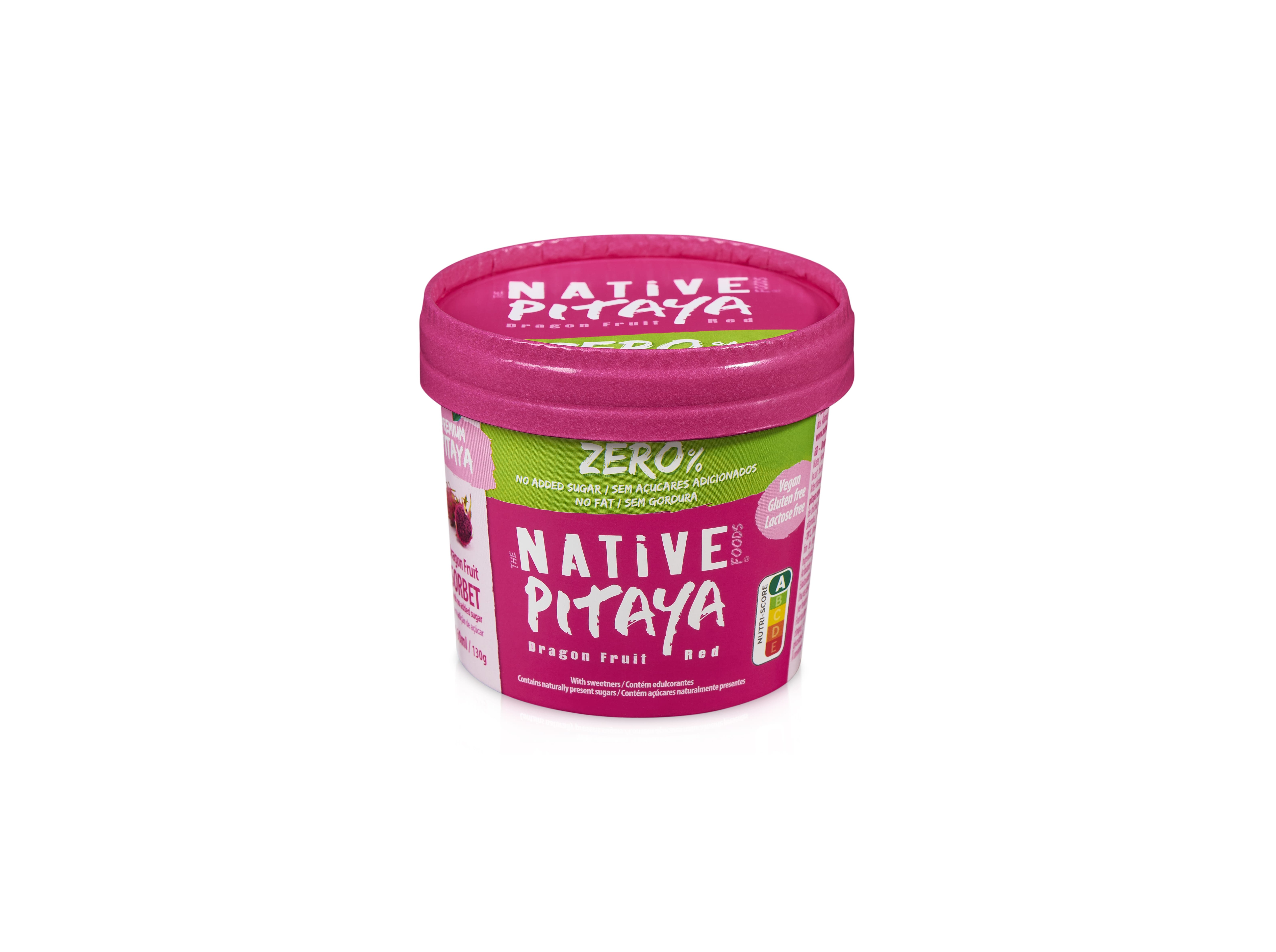 SORBET NATIVE PITAYA SEM AÇÚCAR 160ML