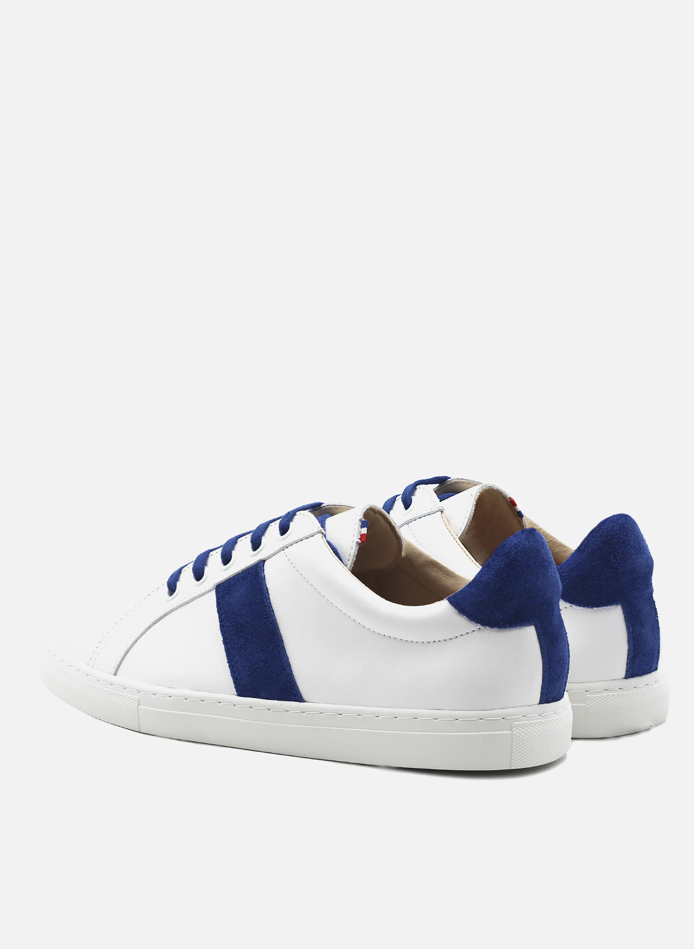 Baskets mif cuir | Blanc