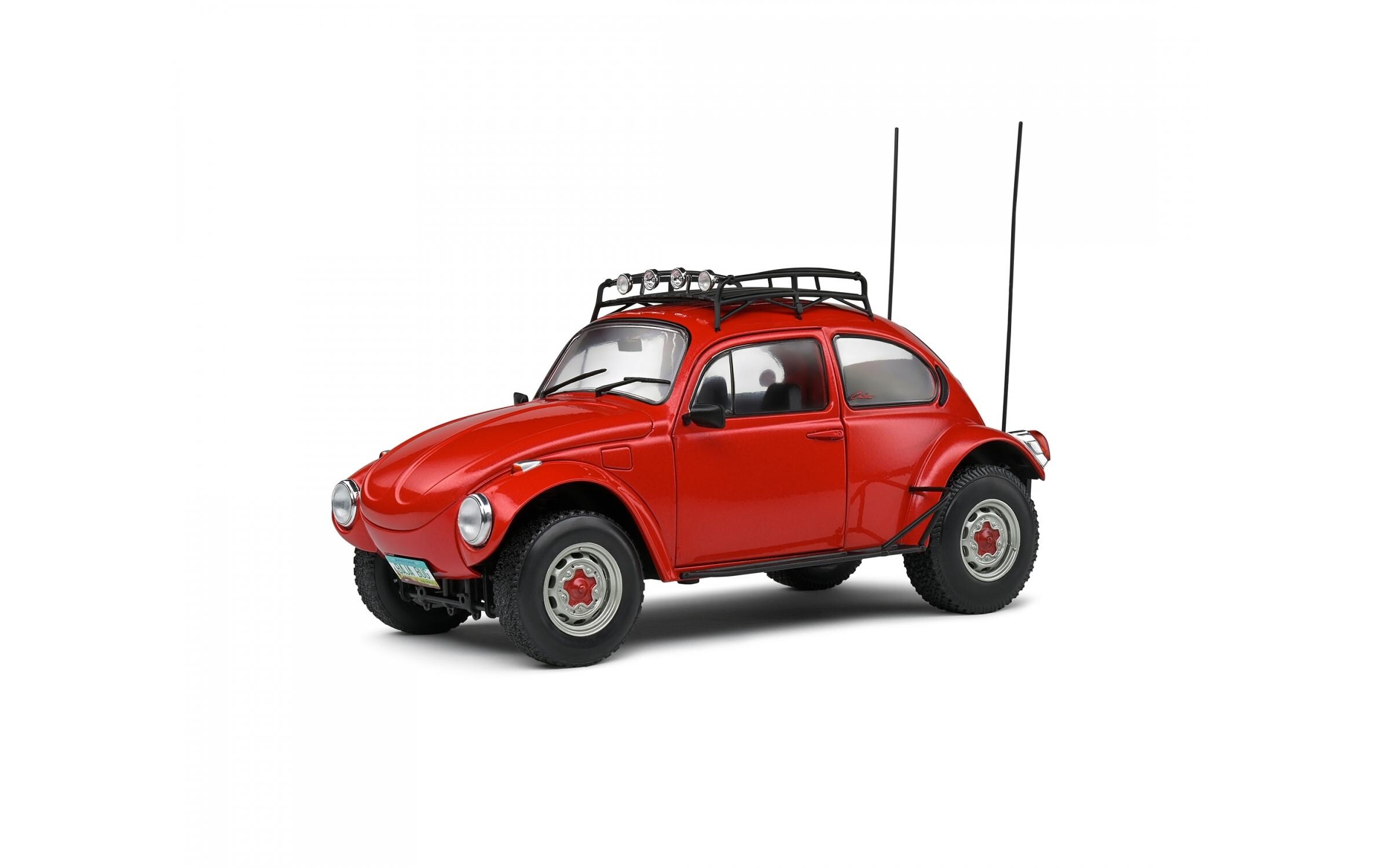 VW Käfer Baja, Rot, 1:18Detailgetreues Modellauto für Sammler im Massstab 1:18