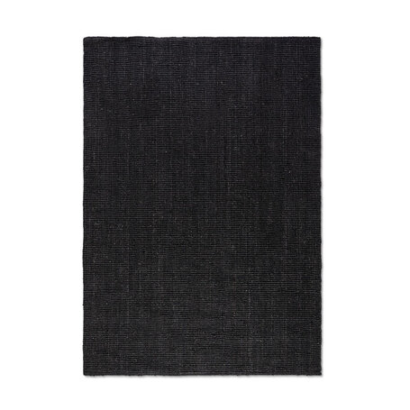 Handgeweven Jute Vloerkleed - Zwart