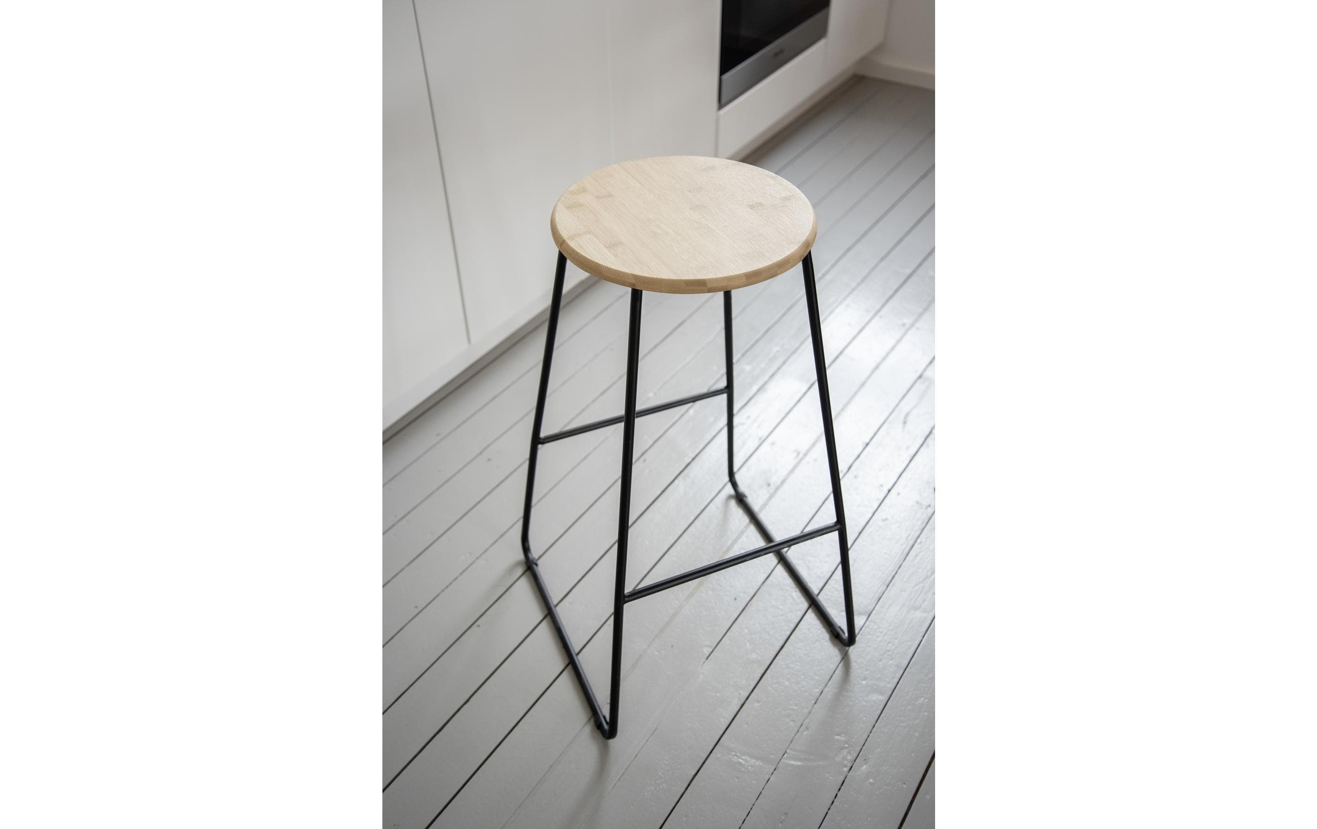 Barhocker Loft 42 x 70 cm, Nature/SchwarzModerner Sitzhocker