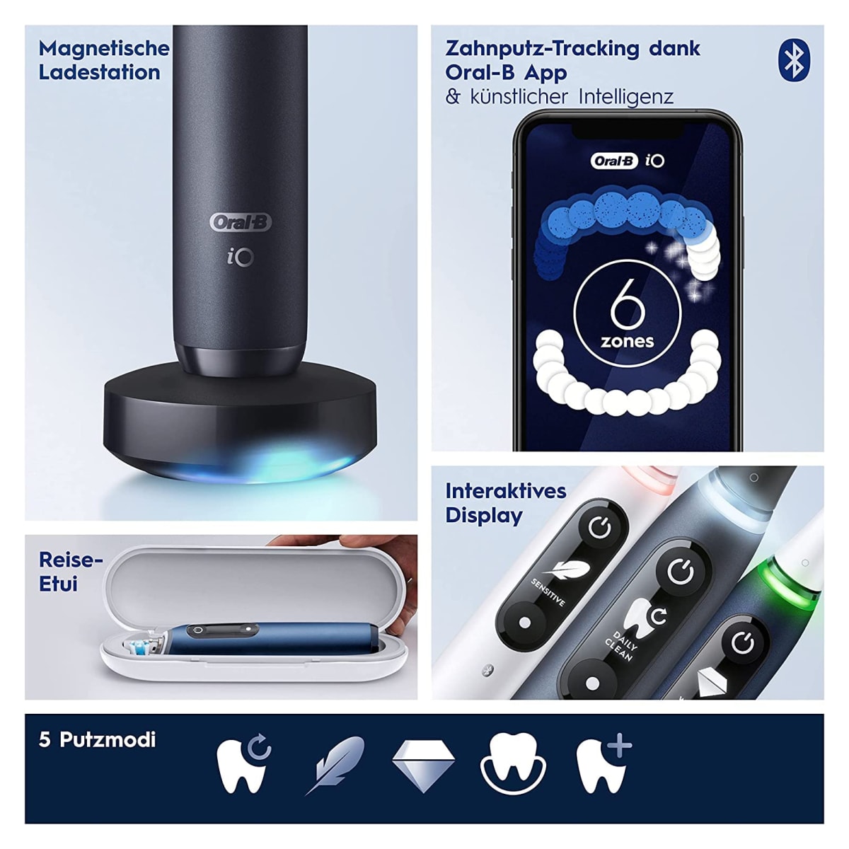 Oral-B iO Series 7N White Alabaster elektrische Zahnbürste