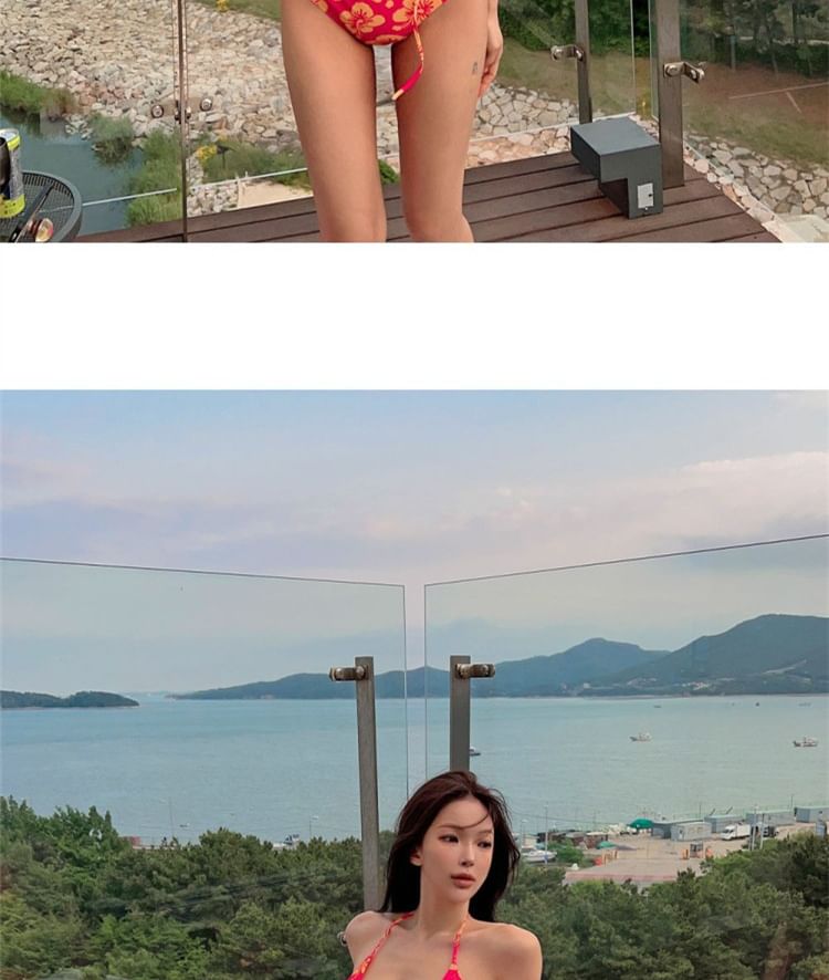 MALILA - Set: Print Bikini Top + Broekje + Cover-Up Rok