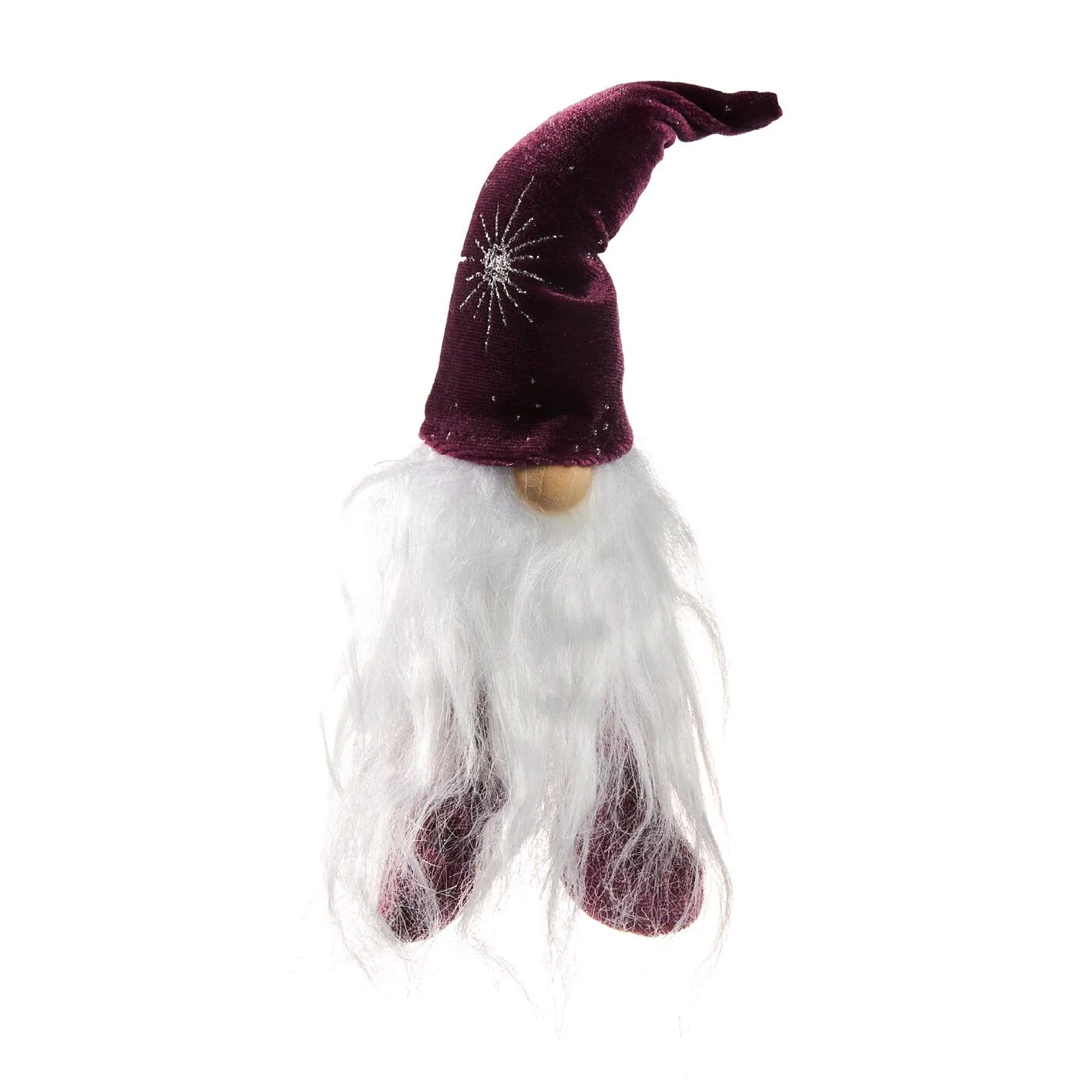 Wichtel Glitter, dunkelpink, 21 cm