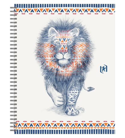 Oxford Notesbog - Boho Chic - Linieret - B5 - Assorteret