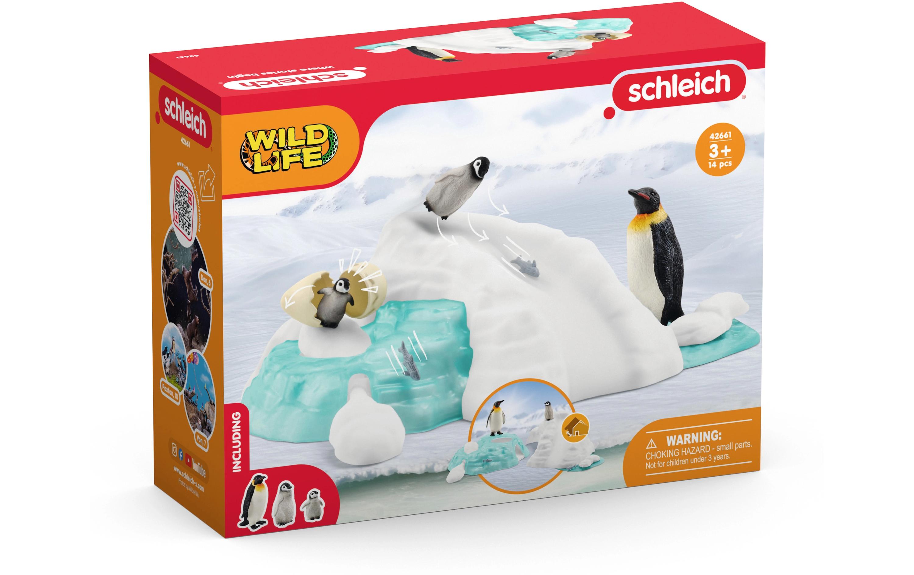 Pinguin-FamilienspassSet mit Spielfiguren