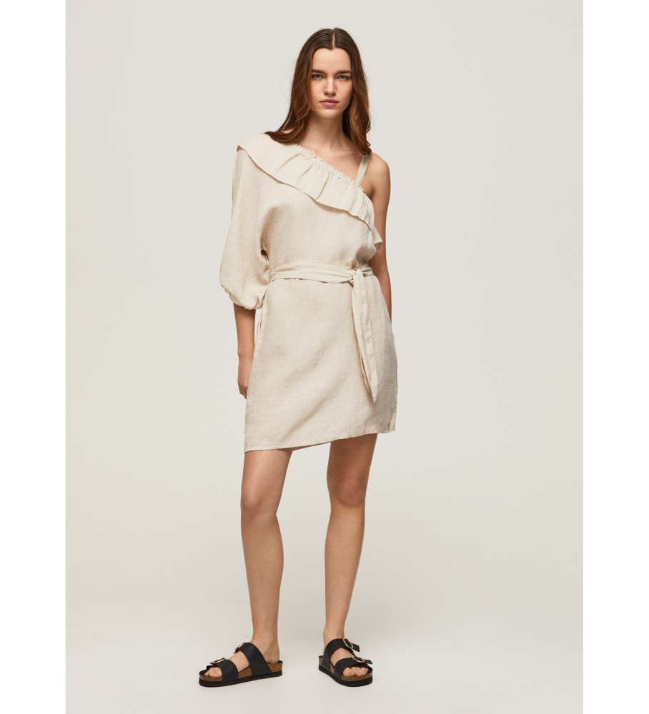 Vestido bege Polinas da Pepe Jeans