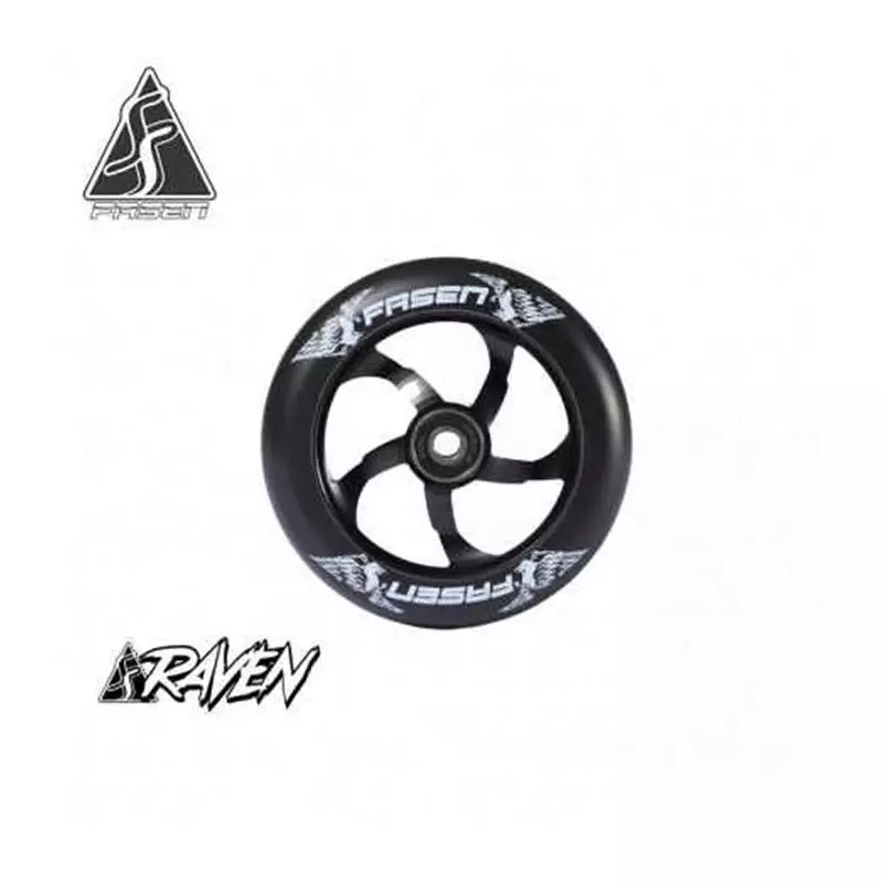 Roue trottinette freestyle FASEN raven 110 mm black