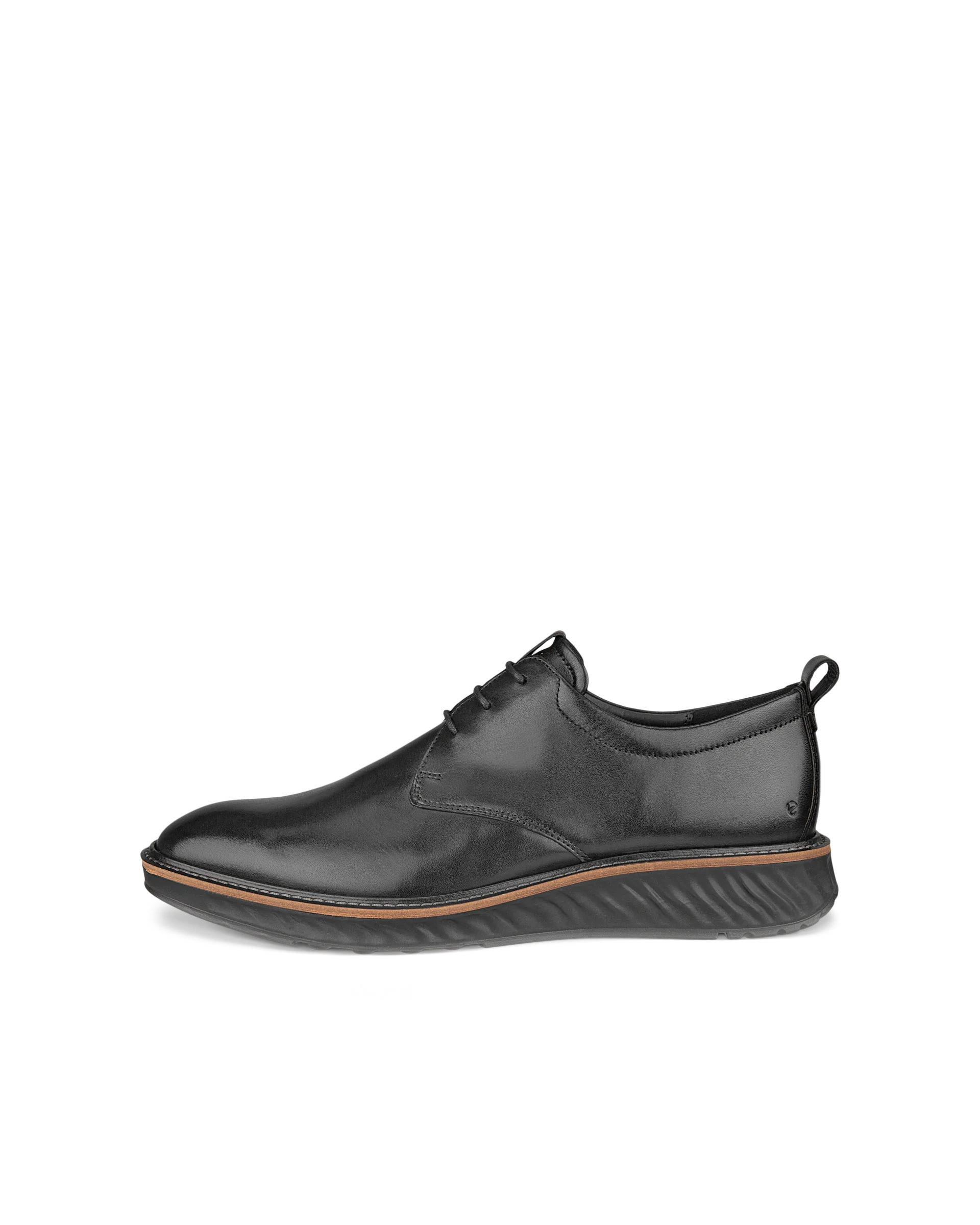 ECCO ST.1 HYBRID Herren Derbyschuhe aus Leder Schwarz