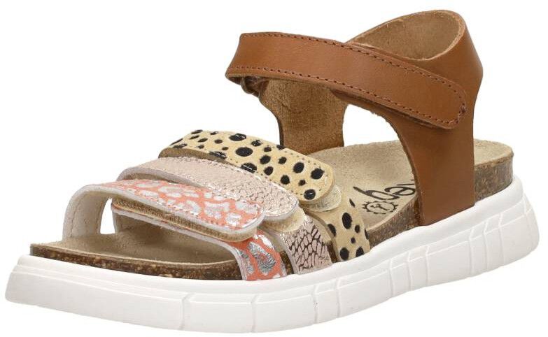 Keq Meiden Sandalen cognac