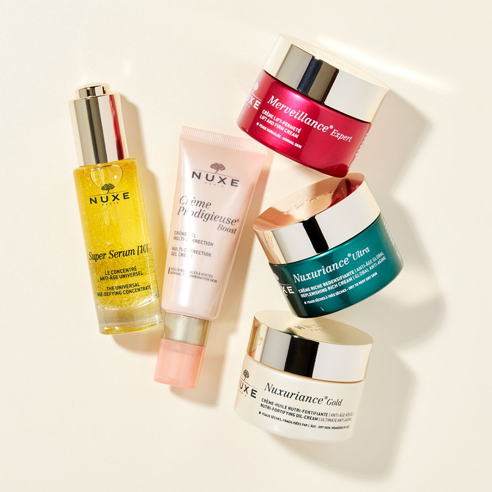 NUXE Super Serum straffendes Anti-Age Feuchtigkeitsserum mit Hyaluronsäure gegen Falten und Pigmentstörungen