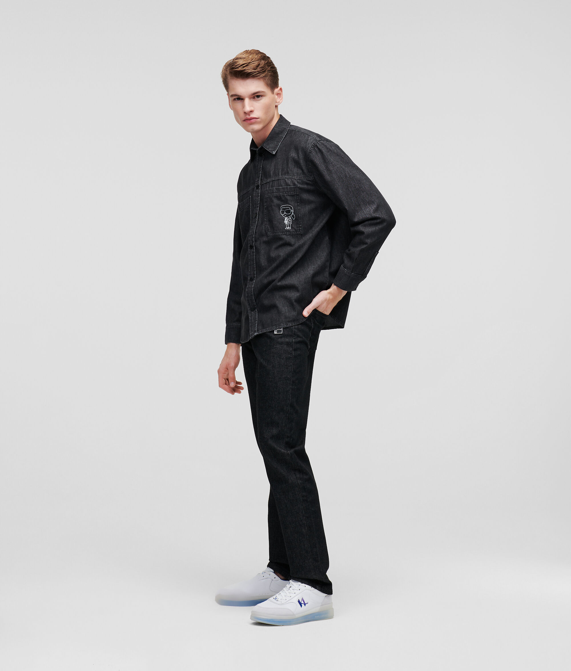 CHEMISE EN JEAN KARL IKONIK