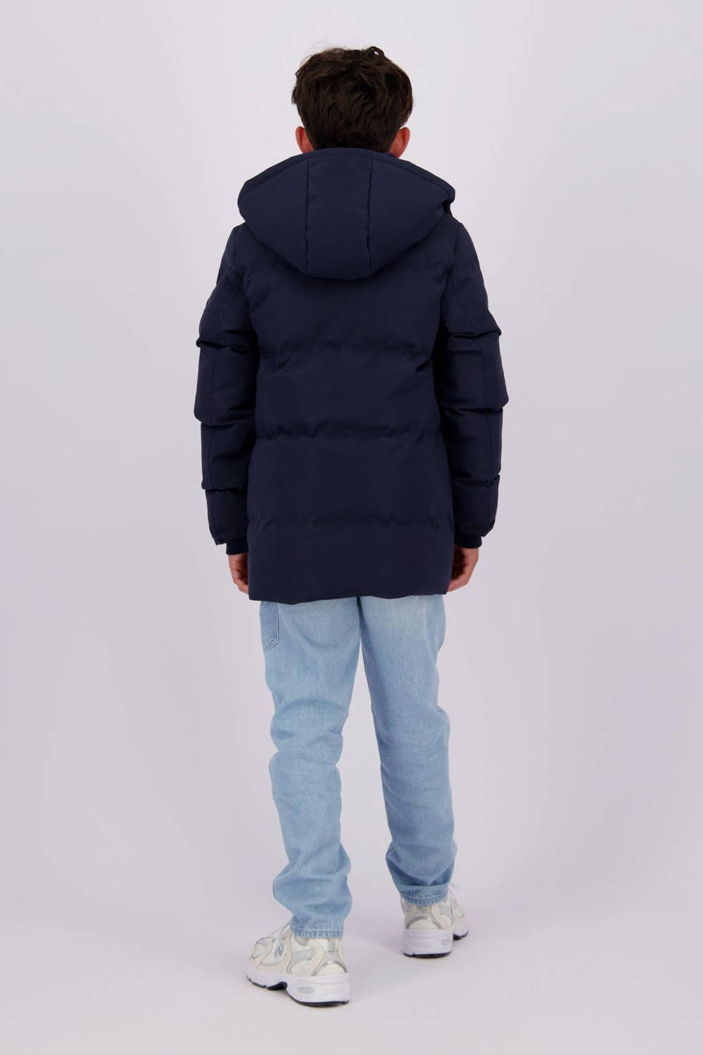 Vingino gewatteerde winterjas Thard donkerblauw