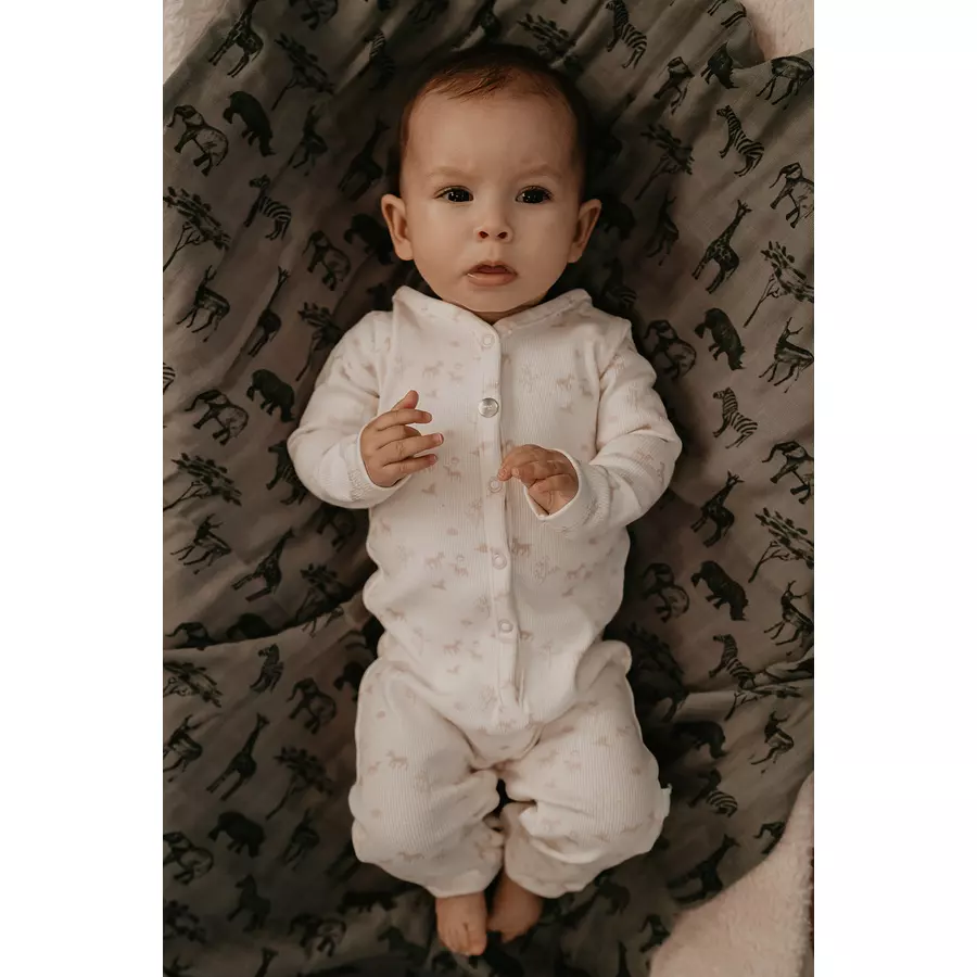 Snoozebaby Strampler Peach Blush