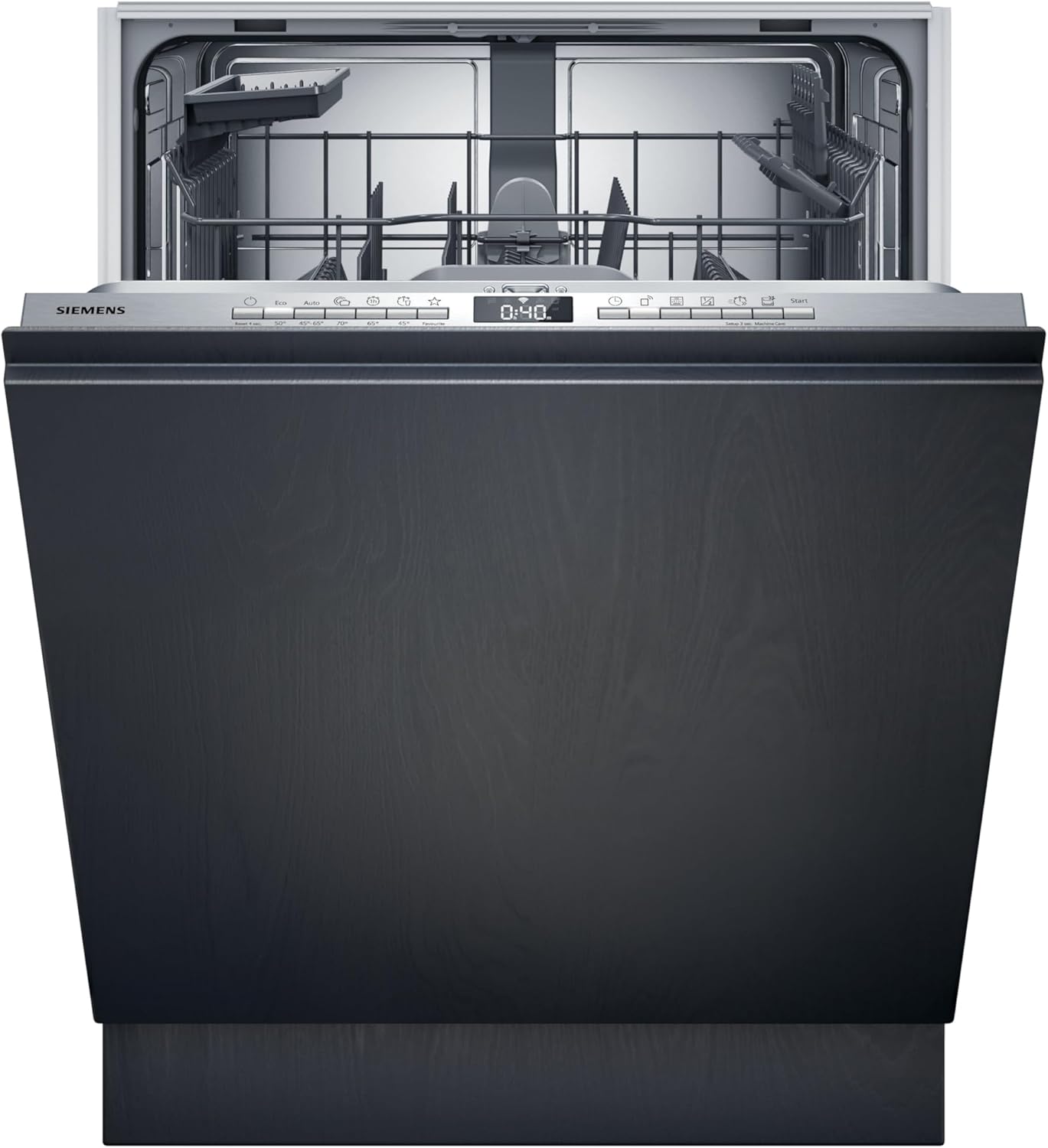 Siemens SX63HX03TE iQ300 XXL Geschirrspüler vollintegriert 60 cm, Besteckkorb, smartStart, Programm-Assistent, Oberkorb höhenverstellbar, Bestätigte Hygieneleistung, Maschinenpflege-Programm, aquaStop