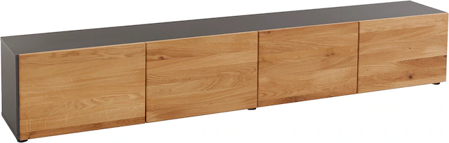 VOGL Möbelfabrik Lowboard »1237« Breite 184 cm, hängend und stehend, Front Eiche furniert