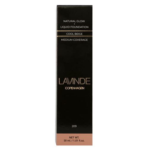Lavinde Natural Glow Liquid Foundation, 209 Beige