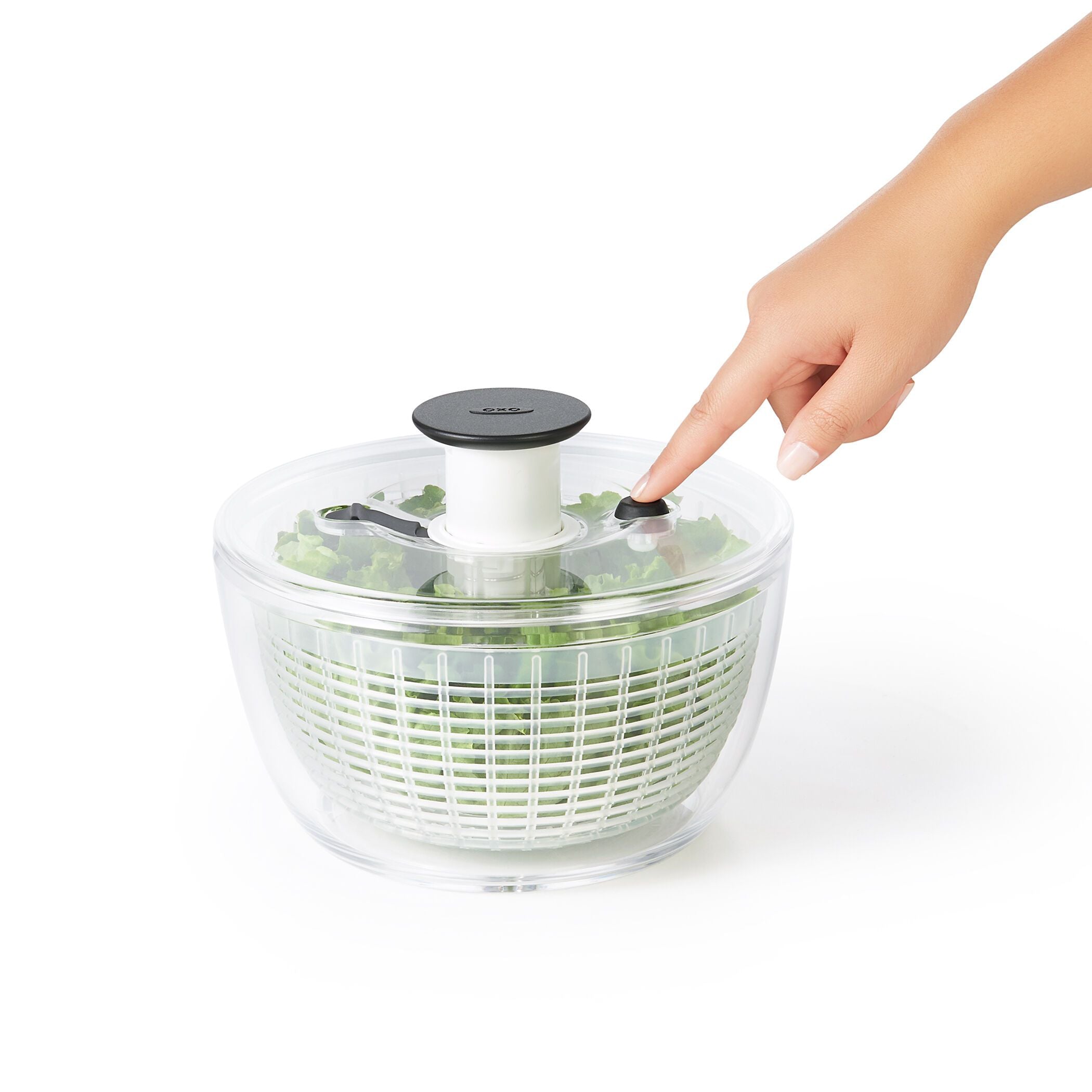 OXO Salatschleuder - Transparent / H: 13.0 cm