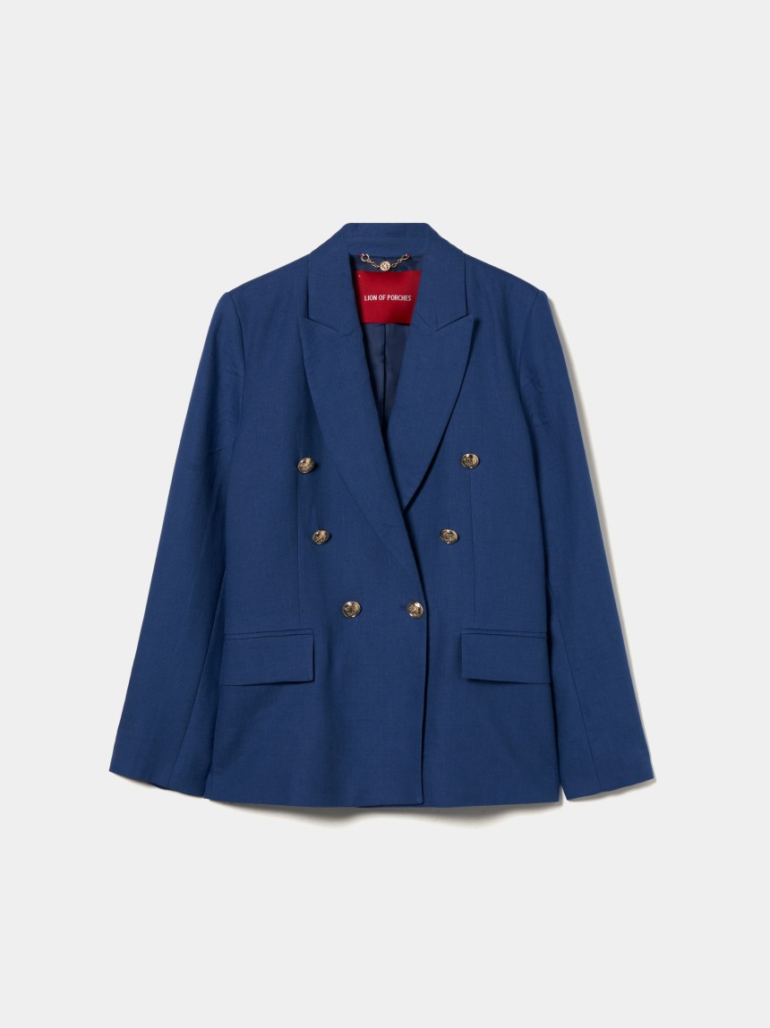 Blazer de trespasse 100% linho