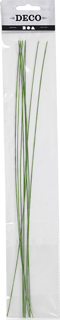 Blomsterstængel - L 30 CM - Ø 0,6 MM - Grøn - 20 Stk
