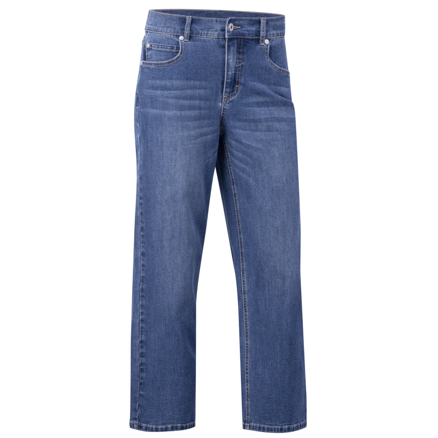 Damen Wide Leg 5-Pocket Hose mit Stretchanteil