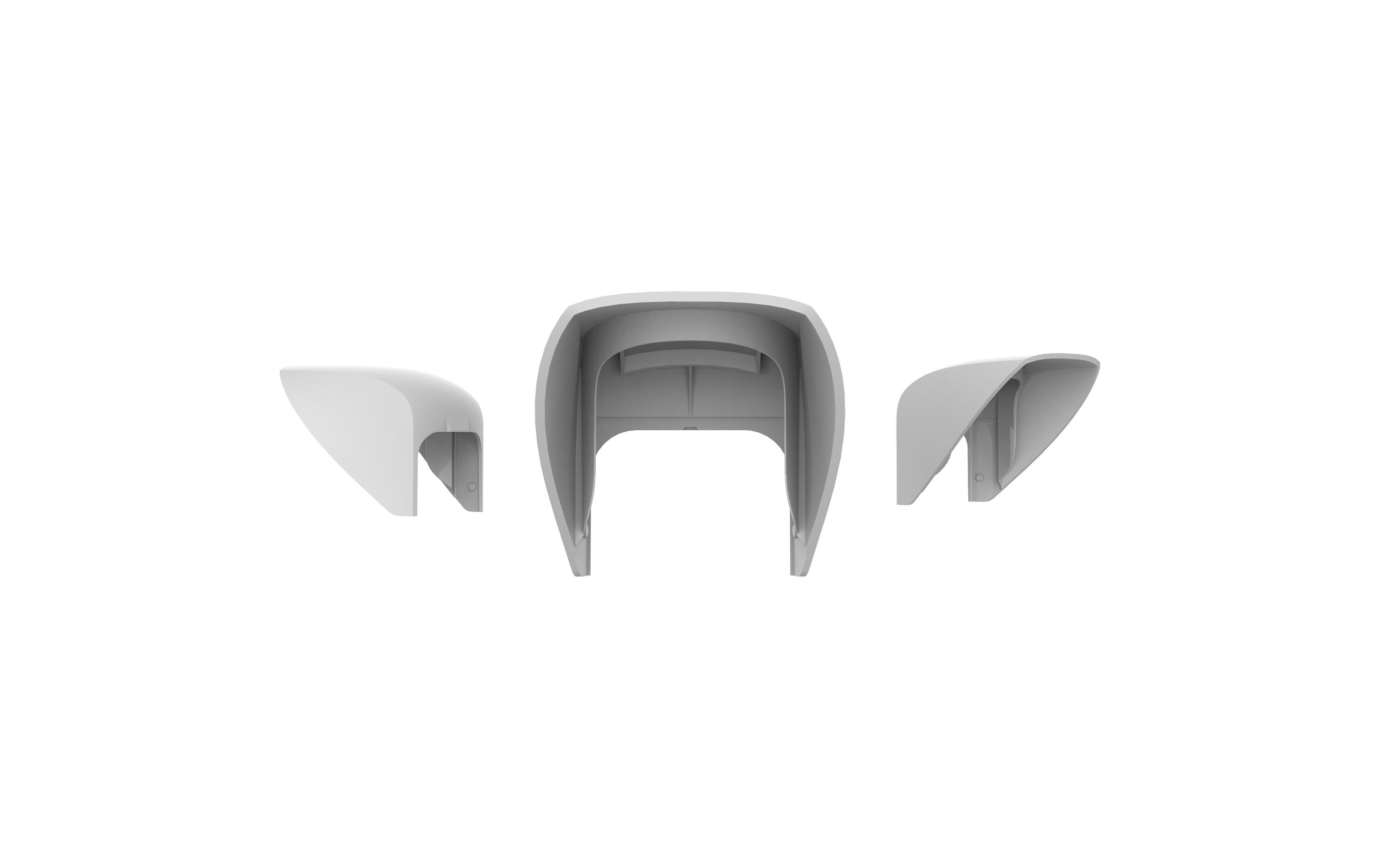 Hood für MotionProtect Outdoor WeissHaube zum Schutz des Anti-Masking-Systems vor Regen und Schnee