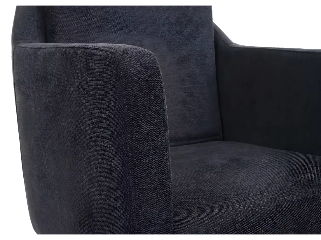Fauteuil de relaxation MCW-H93a, Tissu/Textile gris foncé