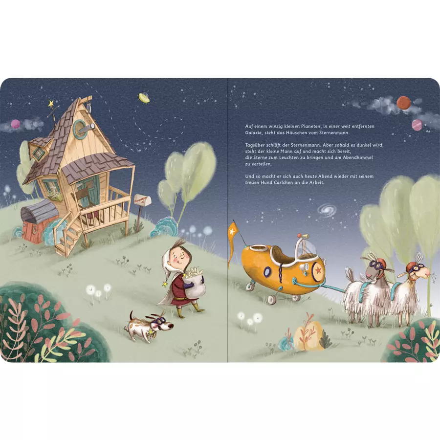 arsEdition Der Sternenmann und die furchtlose Prinzessin Luna (Pappbilderbuch)