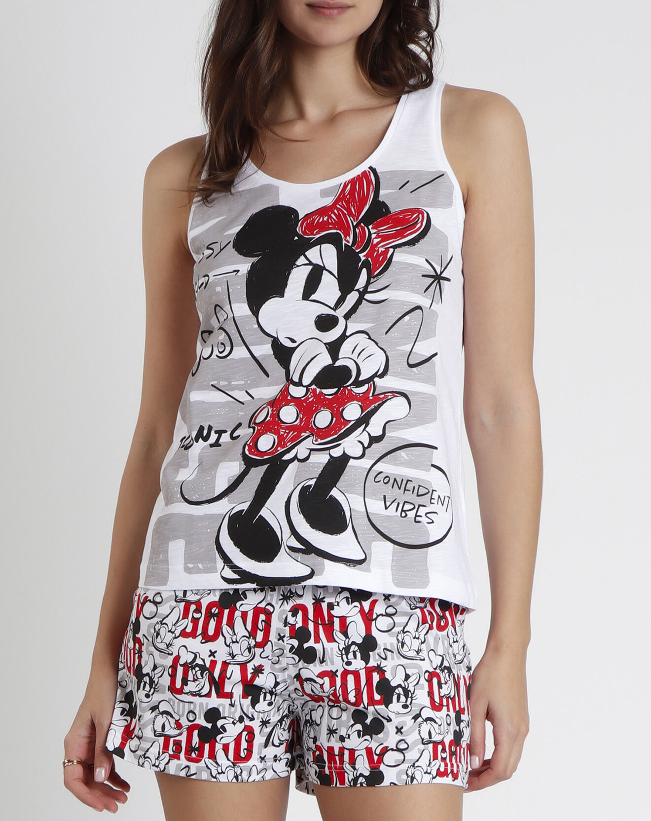 28 Pyjama Débardeur & Short Vesper blanc