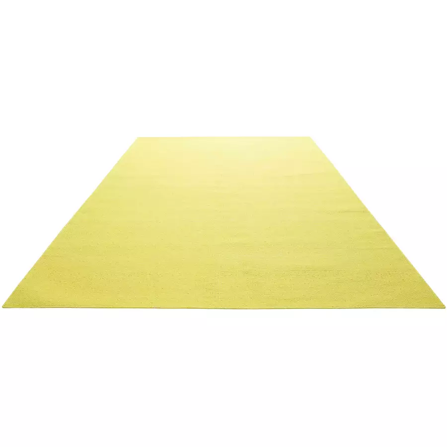 Green Looop Handweb-Teppich Nizza gelb