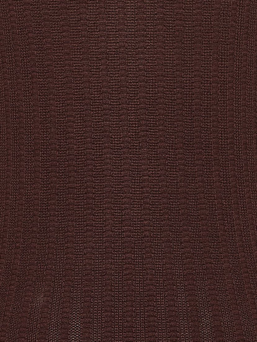 Gebreide polo - bruin