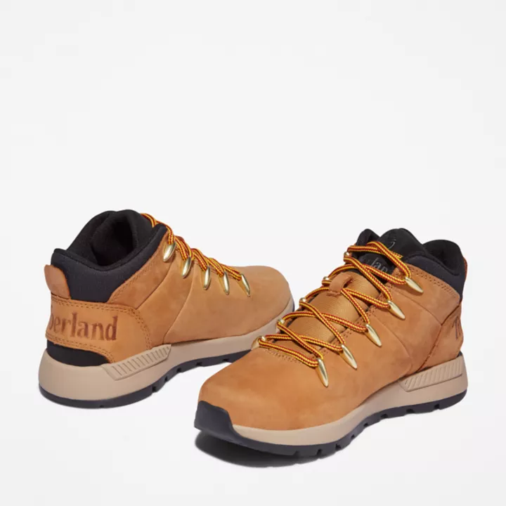 Bota de caminhada Sprint Trekker para jovens na cor amarela