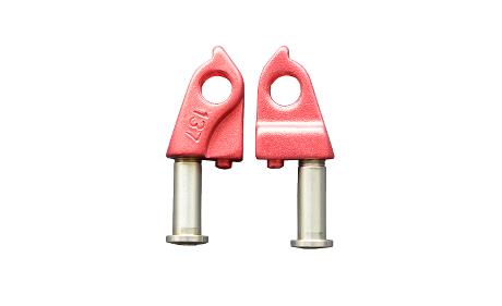 Cube geardrop nummer 137 Rød