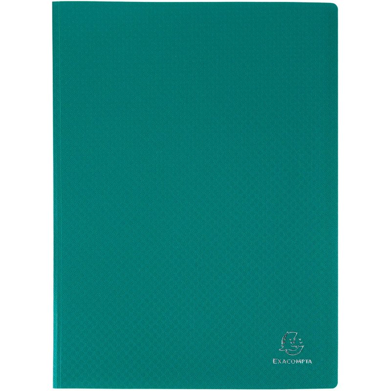 Protège-documents Opak Exacompta polypropylène A4 40 pochettes - 80 vues couleurs assorties