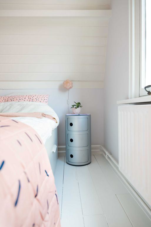 Kartell Componibili kast nachtkastje large (3 comp.) Ø32 wit
