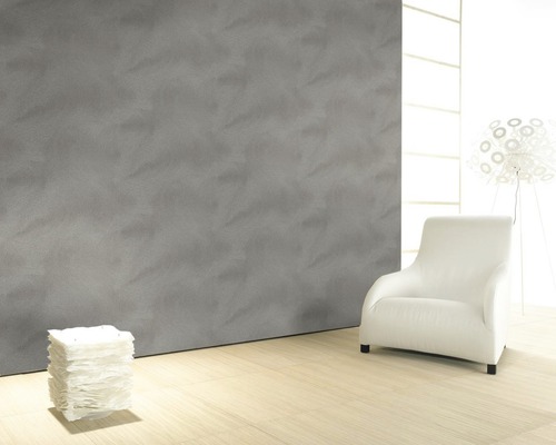 Vliesbehang 53320 Colani VISIONS effen grijs