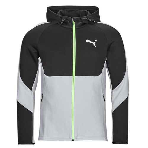 Puma - EVOSTRIPE FULL ZIP HOODIE - Gris / Noir
