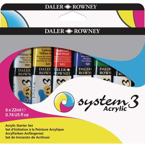 DALER-ROWNEY System3 Acrylfarben Starter- Set
