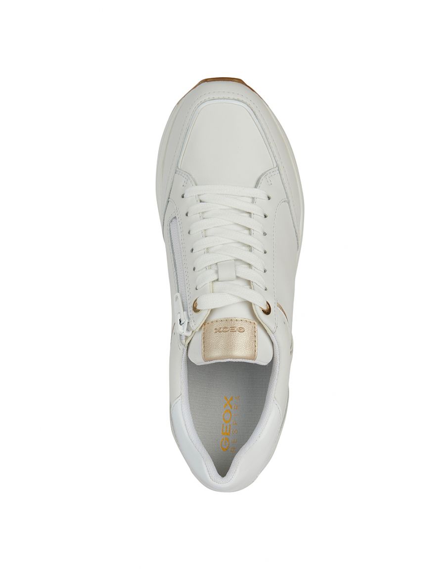 Baskets cuir blanc
