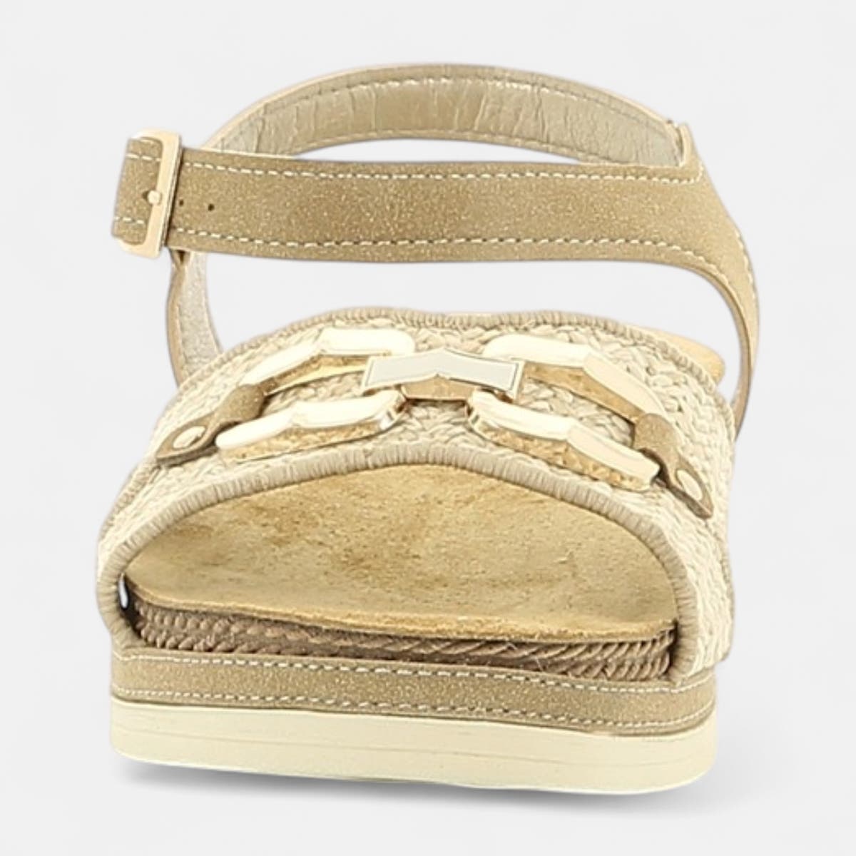 Nu-pieds Femme beige