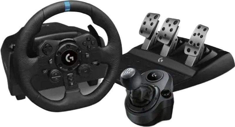 Logitech - G923 SE - Racing Wheel - Zwart - Met Shifter Combo - PC PS5 PS4