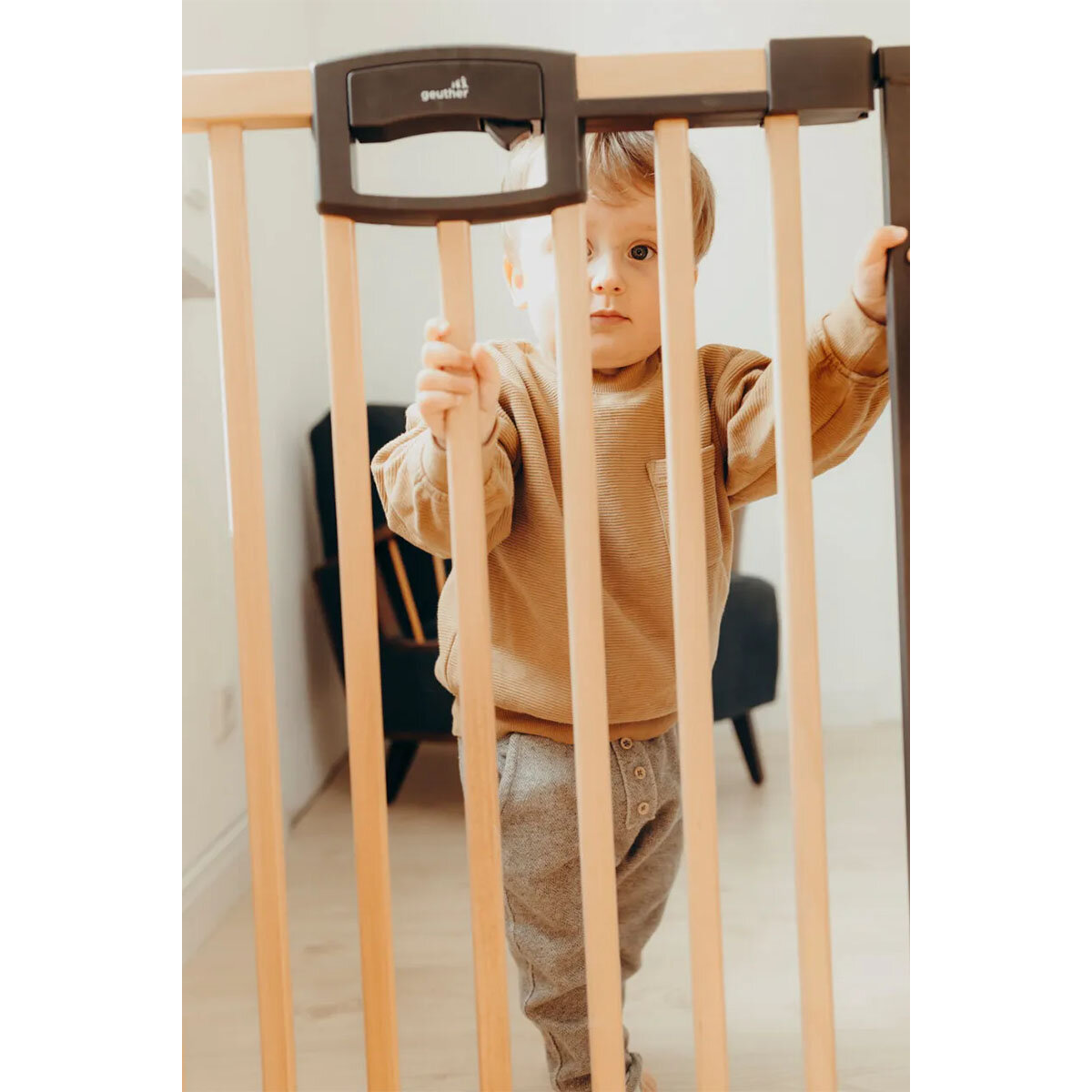 Geuther Baby Products GmbH Geuther by reer 2793 Treppenschutzgitter Easylook, zum Klemmen 84,5 - 92,5 cm