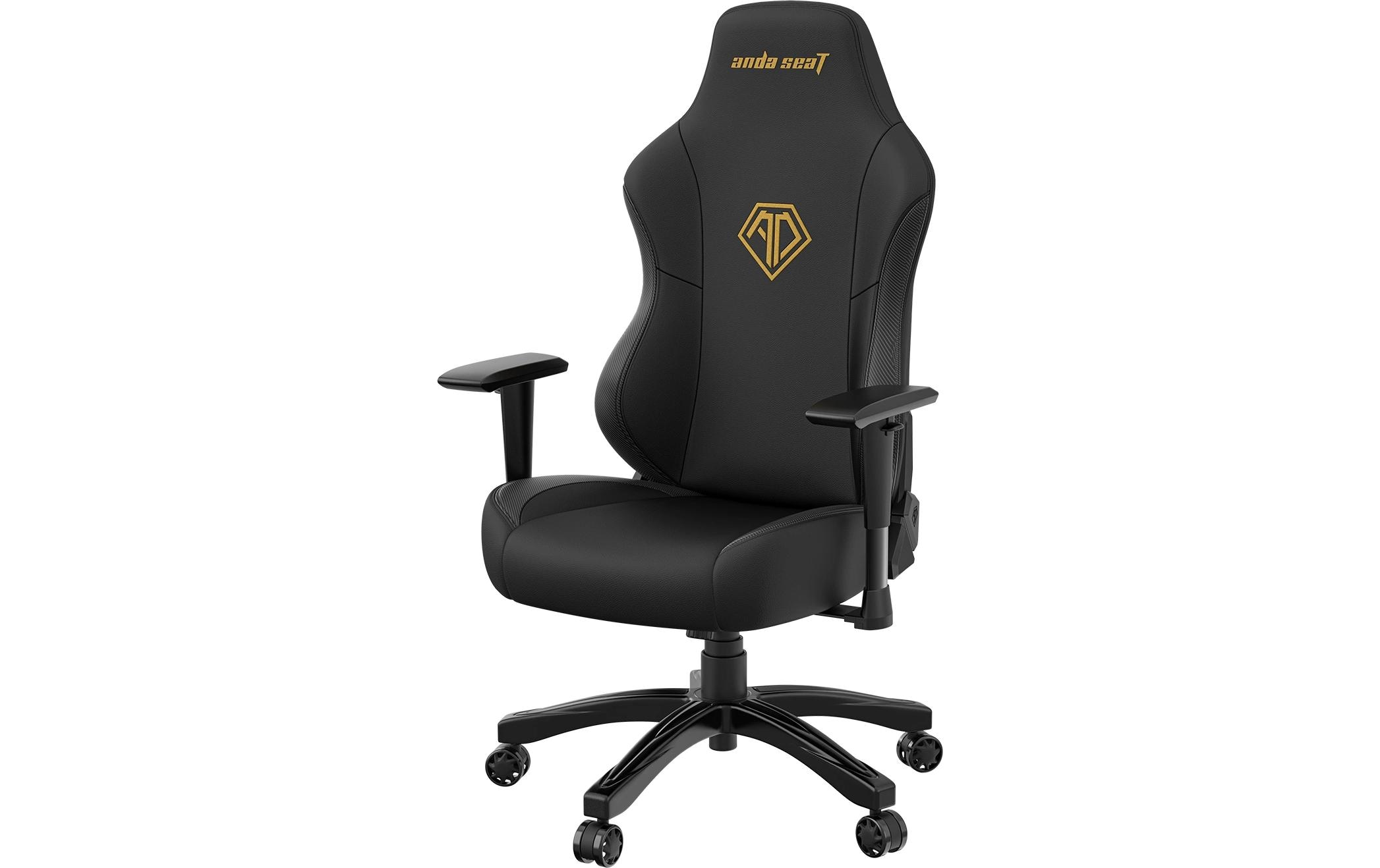 Gaming-Stuhl Phantom 3 Schwarz<br>Gaming-Stuhl aus Kunstleder und mit einer Belastbarkeit von bis zu 100 kg