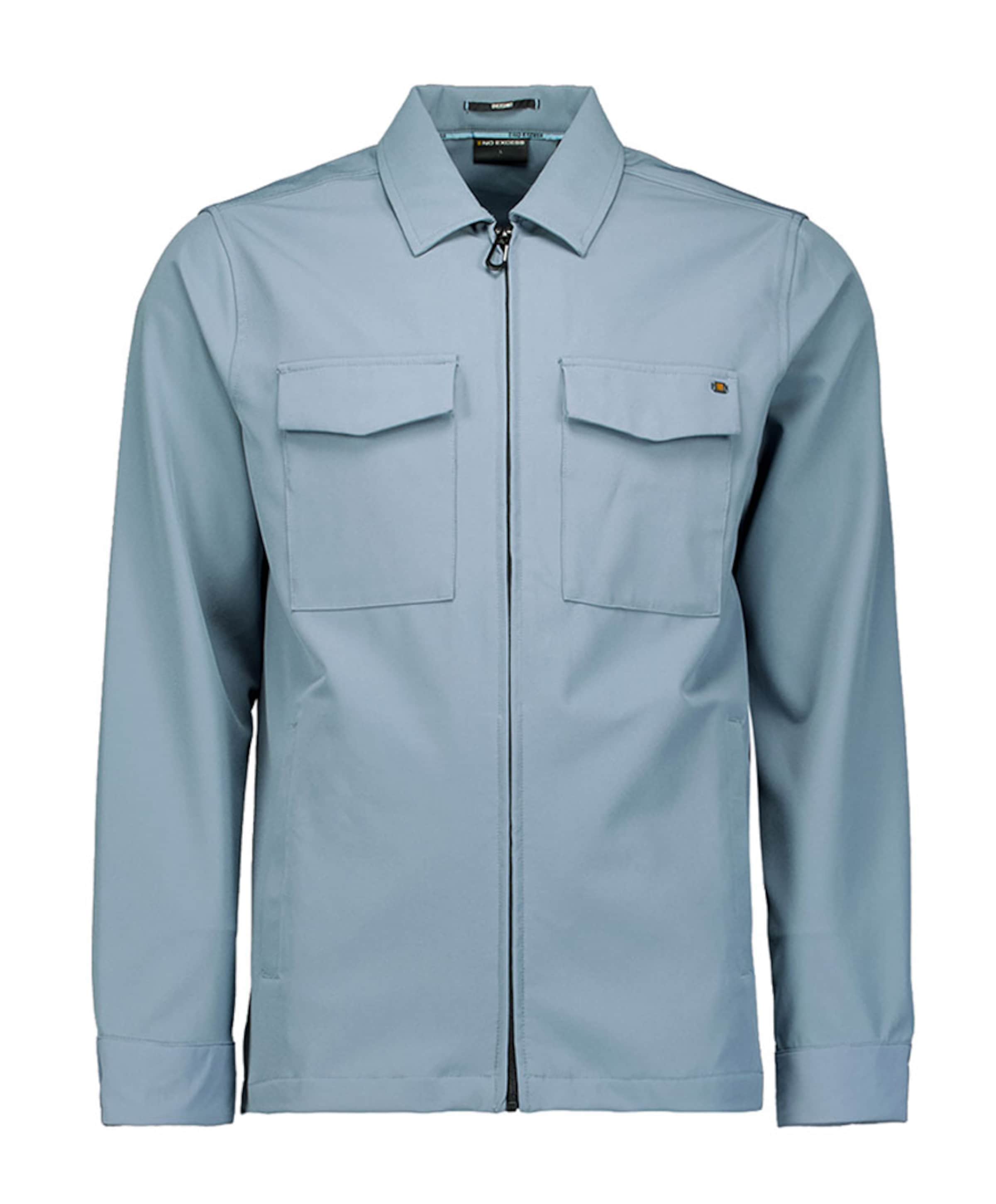 No Excess Heren overshirt blauw