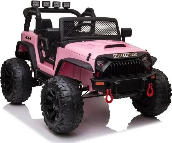Lean Cars Jeep JC666 elbil til børn, hvid