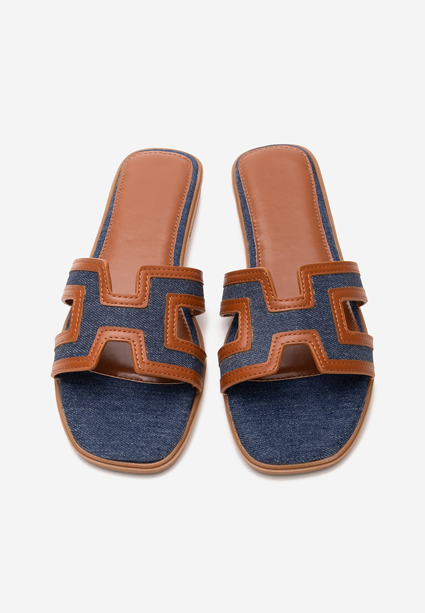 Mules plates femme  Zoralia jeans
